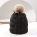 Berretto invernale lavorato a maglia con pompon per donne e uomini - Berretto all'uncinetto spesso e morbido, foderato in pile caldo, per climi freddi e attività all'aperto_voghion.com