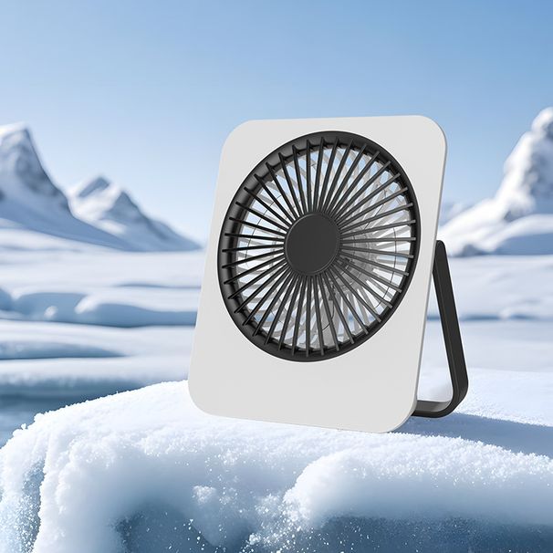 USB Rechargeable Mini Desk Fan - Powerful & Quiet Portable For Office Home & Outdoor Lightweight & Wall Mountable_voghion.com