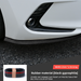 Universal Small Surround Shiny Soft Rubber Side Skirt Edge Anti-Scratch Spoiler Bar Front Lip Anti-Collision Strip_voghion.com