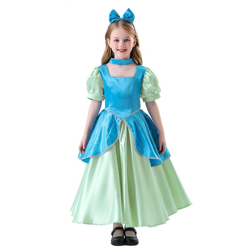 Halloween Pepeljuga Pink Princeza Cosplay Scenska haljina za roditelje i djecu_voghion.com