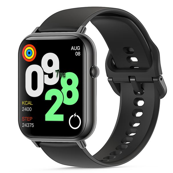 Digitaluhren Smart Watch Smartwatch, Echte Herzfrequenz, Blutsauerstoffüberwachung, Bluetooth-Anrufuhr, IP68 wasserdichte Sportuhr_voghion.com