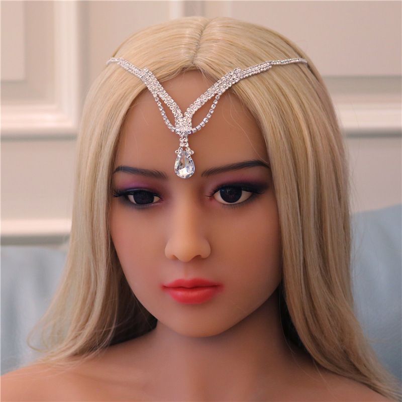 Neue Kristall Mode Wasser Tropfen Diamant Kette Kopfschmuck Braut Hochzeit Haar Zubehör_voghion.com