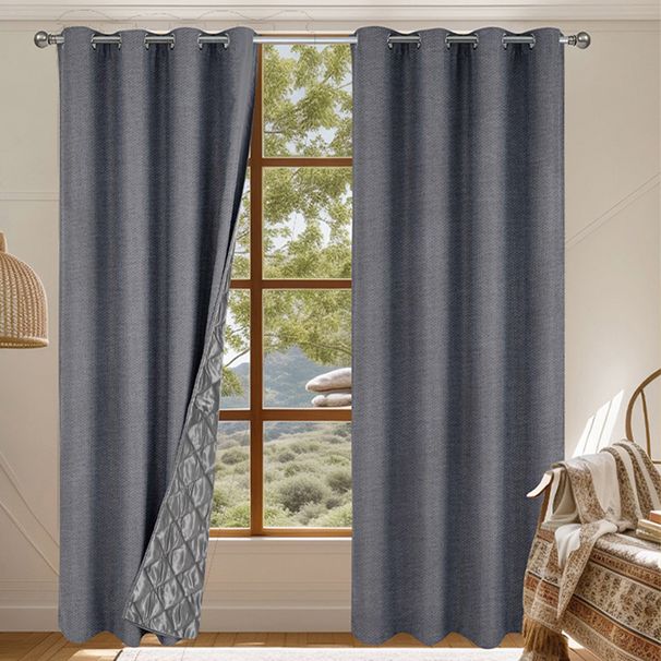 vinter quiltede gardiner til at holde varme linned linned gardiner til at holde varmen og forhindre kolde vindtætte gardiner færdige produkter_voghion.com