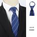 New Business 8cm Hand-tied Professional Formal Interview Men's Jacquard Polyester Silk Custom Tie_voghion.com