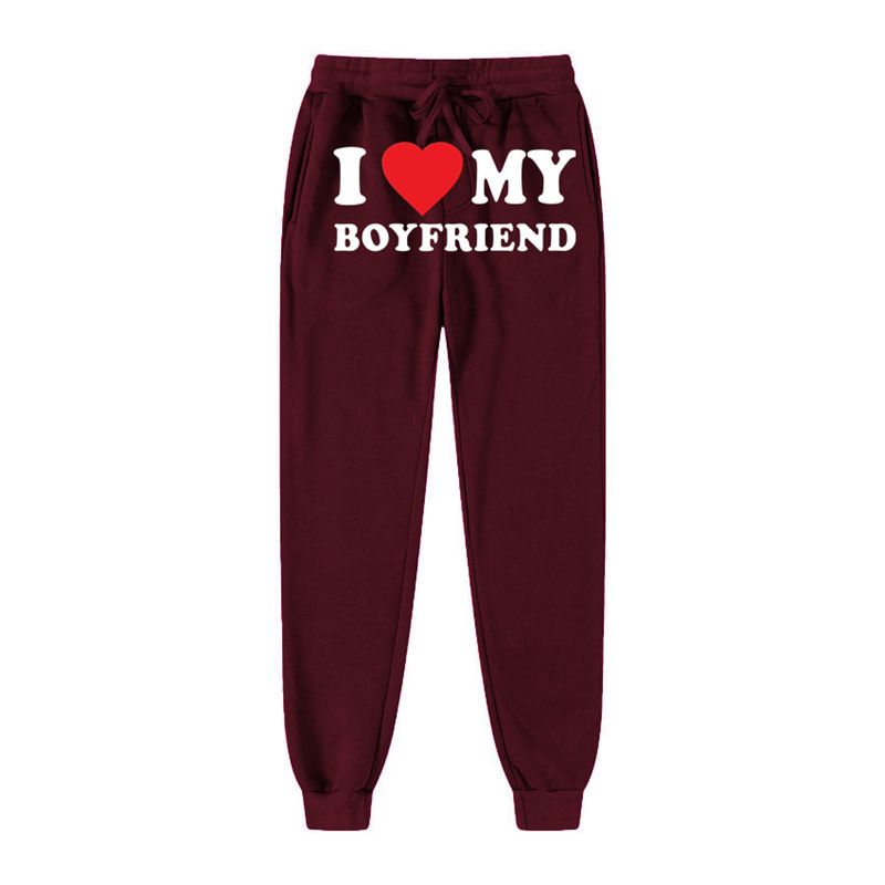 Men's Clothing Trendy Printed Casual Sweatpants For Men & Women - Soft Polyester Joggers With Stylish Front/Back Prints - Streetwear Essentials_voghion.com