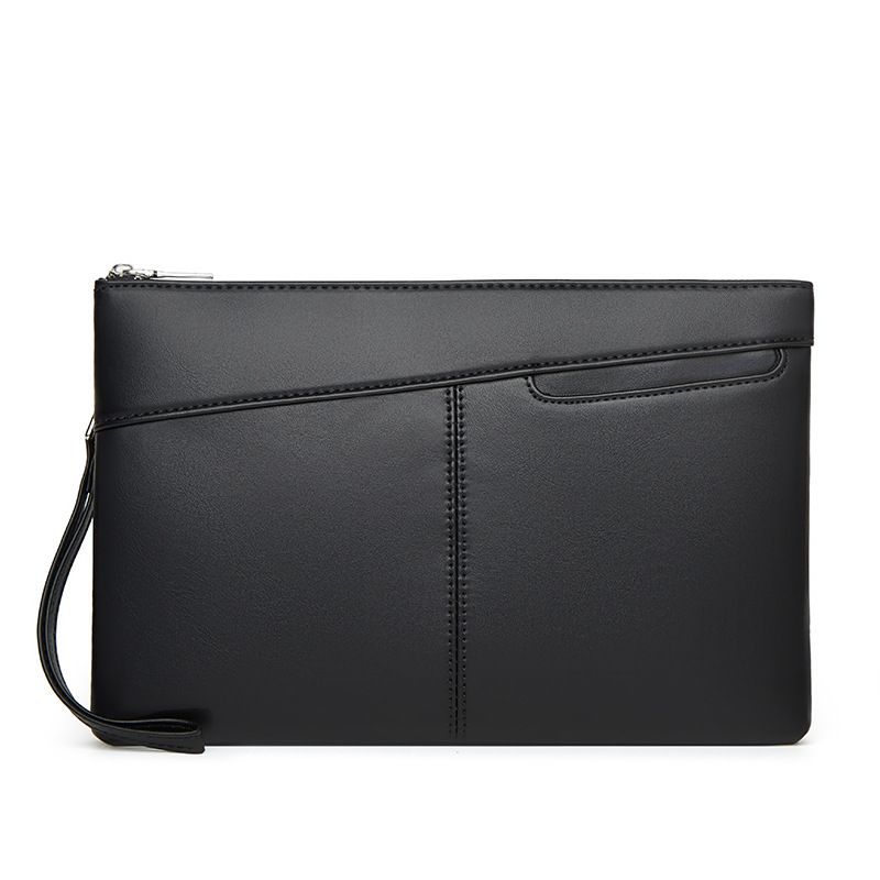 New Men’s PU Leather Clutch – Soft, Waterproof Business Phone Wallet, High-Quality Fashionable Handbag & Trendy Handheld Organizer For Professionals_voghion.com