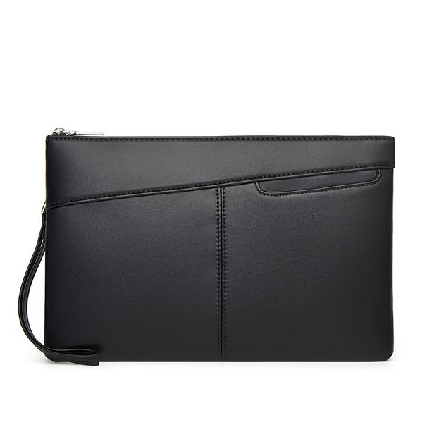 New Men’s PU Leather Clutch – Soft, Waterproof Business Phone Wallet, High-Quality Fashionable Handbag & Trendy Handheld Organizer For Professionals_voghion.com