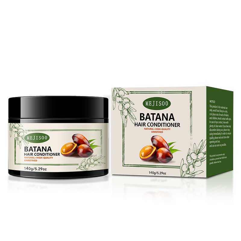 MEJISOO Batana Hair Mask 140g - Hydrating & Nourishing Hair Conditioner With Herbal Scent For Soft, Shiny Hair - Unisex Hair Treatment For Normal Hair_voghion.com