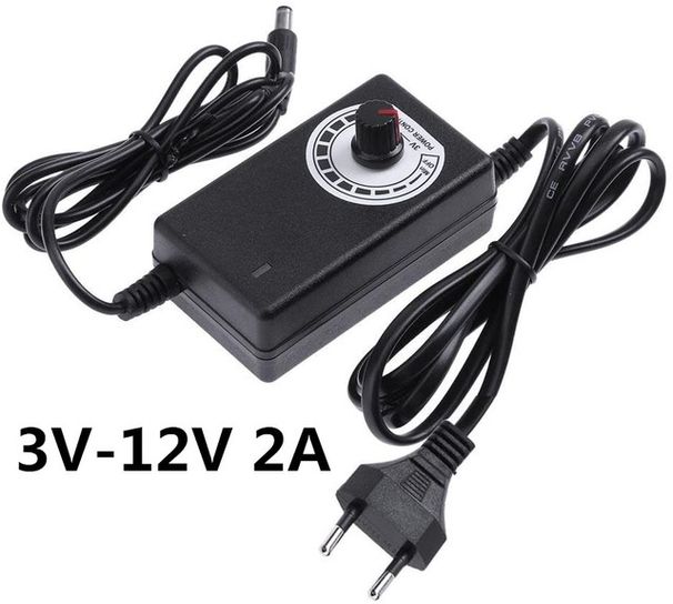 Alimentatore regolabile da CA a CC 3 V 5 V 6 V 9 V 12 V 15 V 18 V 24 V 1 A 2 A 5 A Adattatore di alimentazione Adattatore universale da 220 V a 12 V Volt_voghion.com