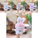 Keychain Adorable Plush Bunny Cute Rabbit Bag Charm Soft Animal Stuffed Doll_voghion.com
