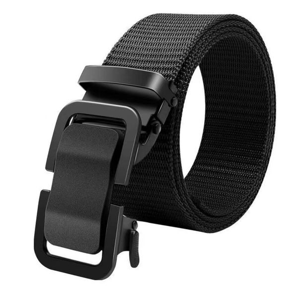 Ceinture en toile et nylon, polyvalente, non poreuse, à boucle automatique, légère, ultra-légère et durable, modèle pour homme_voghion.com