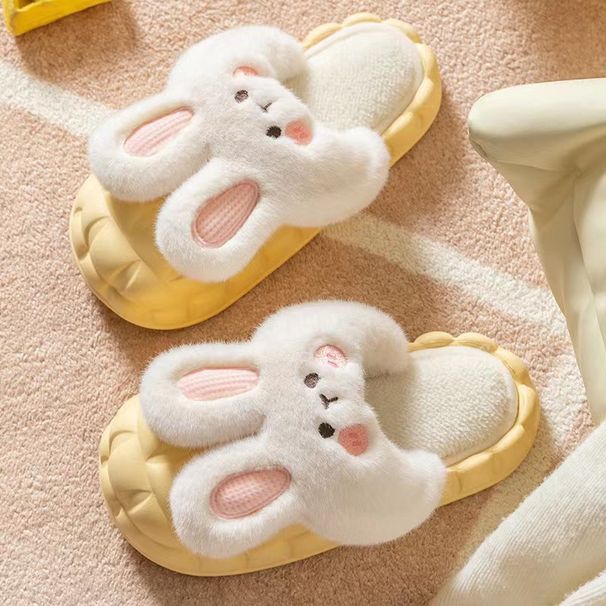 Removable Waterproof Couple Veet Men's Cotton Slippers_voghion.com