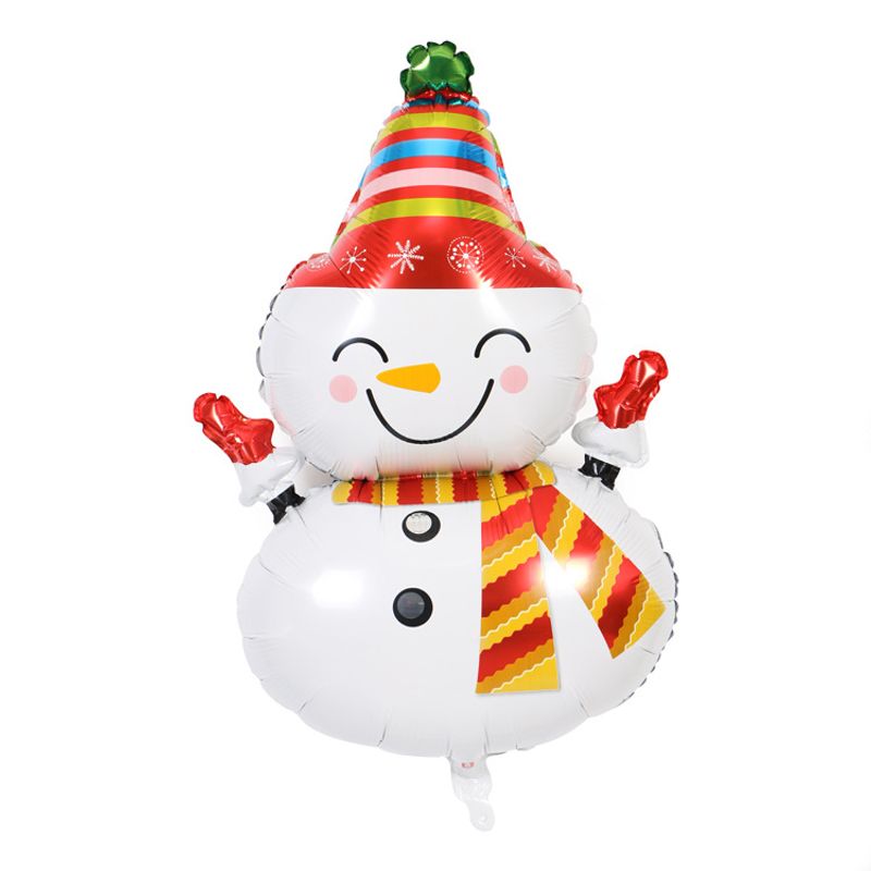 Festive Christmas Foil Balloons Set - Jolly Santa, Snowman & Reindeer Decorations For Holiday Party, Home & Office_voghion.com