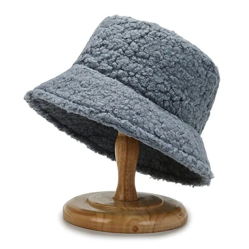 Moodne unisex Haruku ämber tahke meeste kalapüügi kalurimüts sügis-talv lambavillast õues soe Panama müts naistele_voghion.com