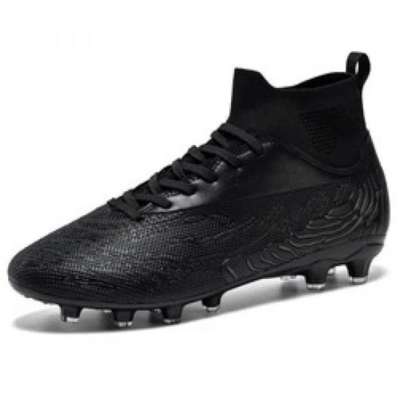Factory Custom Logo Turf AG spike Sneakers High Ankle Waterproof Football Cleats Soccer Boots_voghion.com