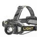 New white and yellow dual light source LED zoom induction headlight outdoor fishing rechargeable yellow headlight_voghion.com