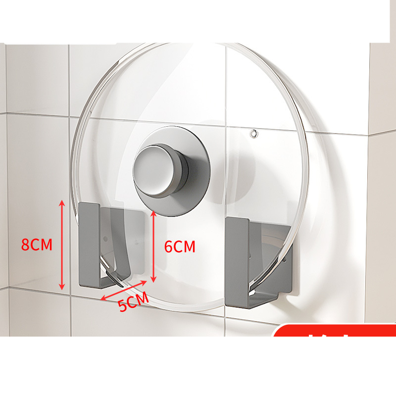 Space aluminum alloy kitchen shelf seasoning box seasoning storage thickened punch-free wall-mounted wall-mounted_voghion.com