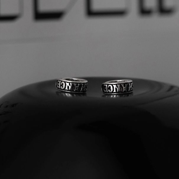 Clip Earrings For Men Without Pierced Ears, Neutral Niche, High End Earrings, Retro And Versatile, Cold Style Accessories_voghion.com