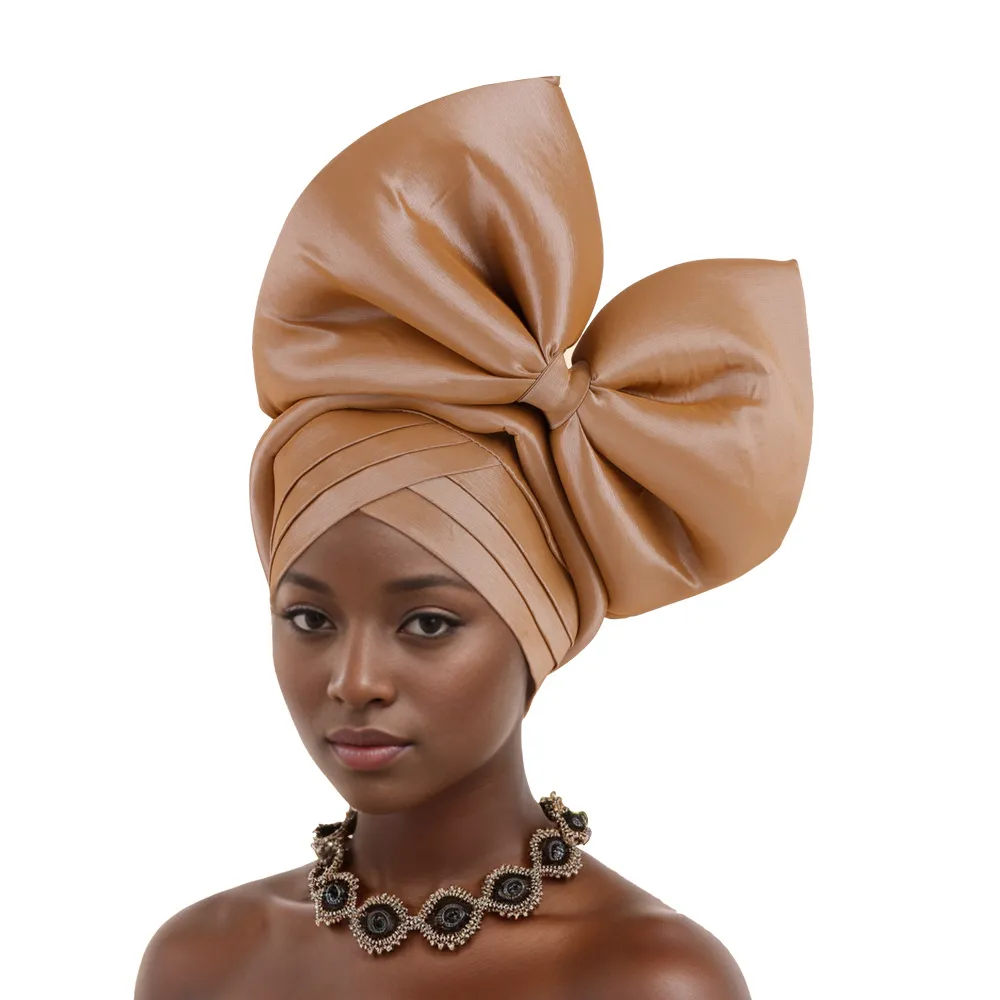 Hot Selling Headwear Wedding New Style Big Bow Headscarf Baotou Hat Xiyintemu_voghion.com