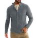 Neue Herren Stehkragen Reißverschluss Strickjacke Pullover Winter Casual Langarm Strickpullover Jacke_voghion.com