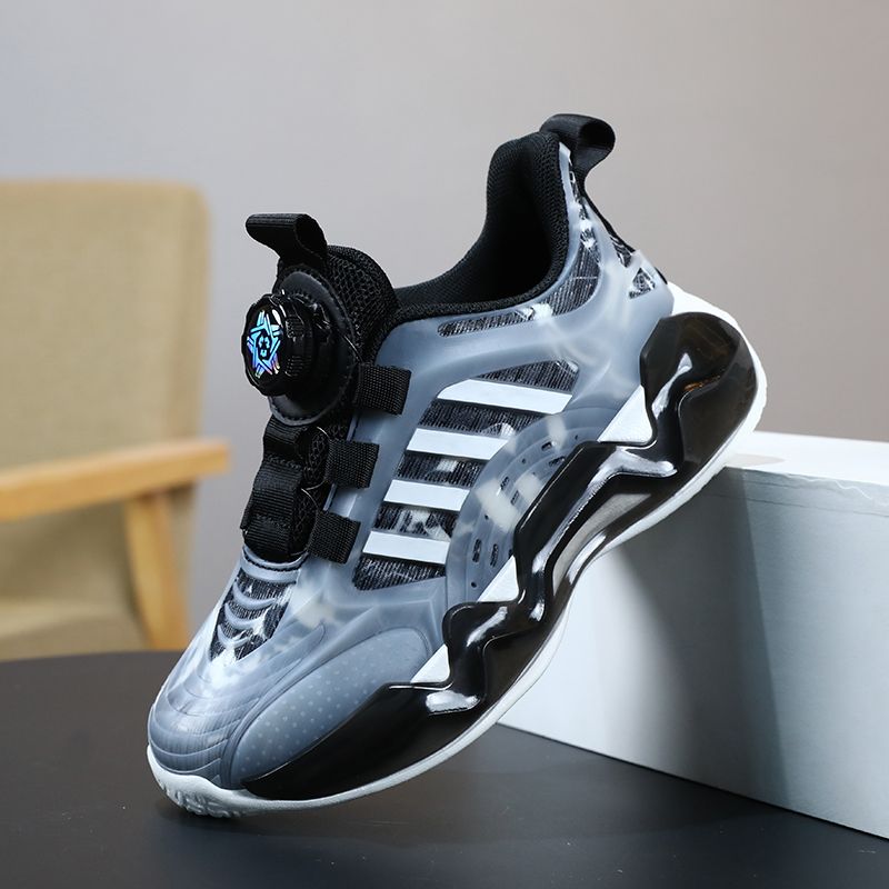 Kinder Sportschuhe rutschfeste Casual Outdoor Laufschuhe Schwenkschnalle Baby Jungen Mädchen Sneaker Studenten Kleinkind Weiche Schuhe_voghion.com