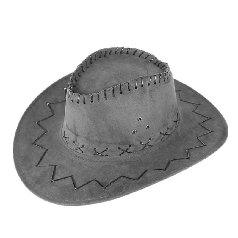 Sombrero de vaquero occidental de moda para hombre, gorras mongolas de color sólido, sombreros para el sol, sombrilla de pastizales de moda, gorra de béisbol para mujerкепка мужская_voghion.com
