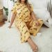 Women's Sleepwears Large Size Home Clothes Plus Size Plus Size Love Round Neck Short Sleeved Trousers_voghion.com
