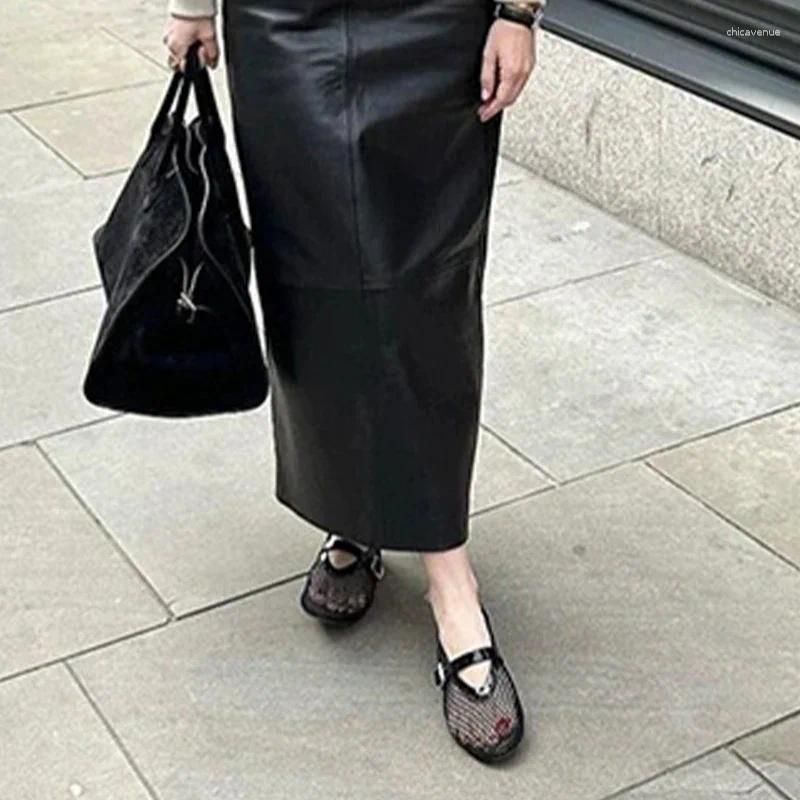 Sandals Summer Mesh Hollow Women Flats Shallow Loafers Beach Walking Designer Shoes Comfort Retro Female Atillas_voghion.com