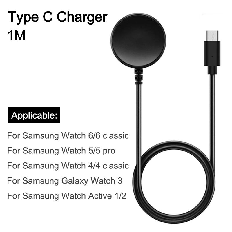 Cablu rapid Samsung Watch 6 5 Pro 4, suport de încărcare activ, USB/tip C, încărcător pentru Galaxy Fit 2 SM-R220_voghion.com