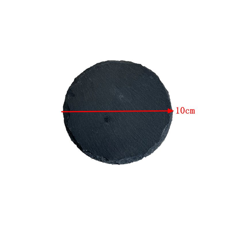 Western Plate Flat Plate Bluestone Plate Cuisine Stone Plate Rock Dessert Cake Tray_voghion.com