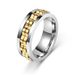 Anello rotante in acciaio al titanio antistress e anti-ansia per gioielli di moda_voghion.com