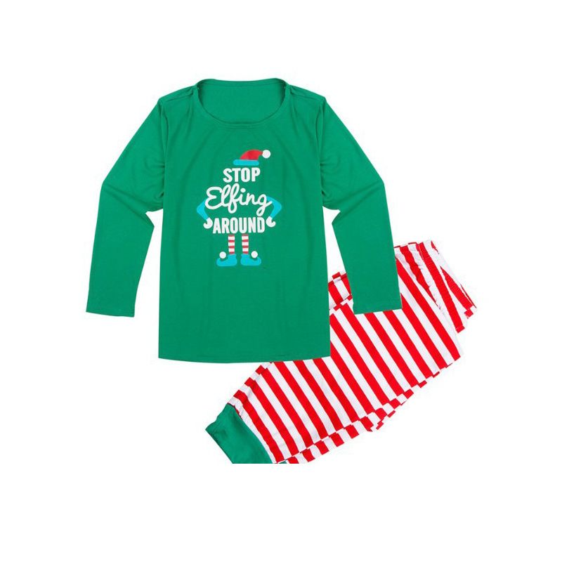 Cozy Family Matching Pajama Set - Christmas Print, Soft Polyester Blend, Sizes For Kids & Adults (2T-4XL)​_voghion.com