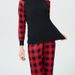 Aluspesu ja ööriided Jõulud kodu vanematele ja lastele pidžaamad musta ja punase värvi sobitamine ruuduline stiil kodu vanematele ja lastele ülikond koduriided hulgimüük_voghion.com