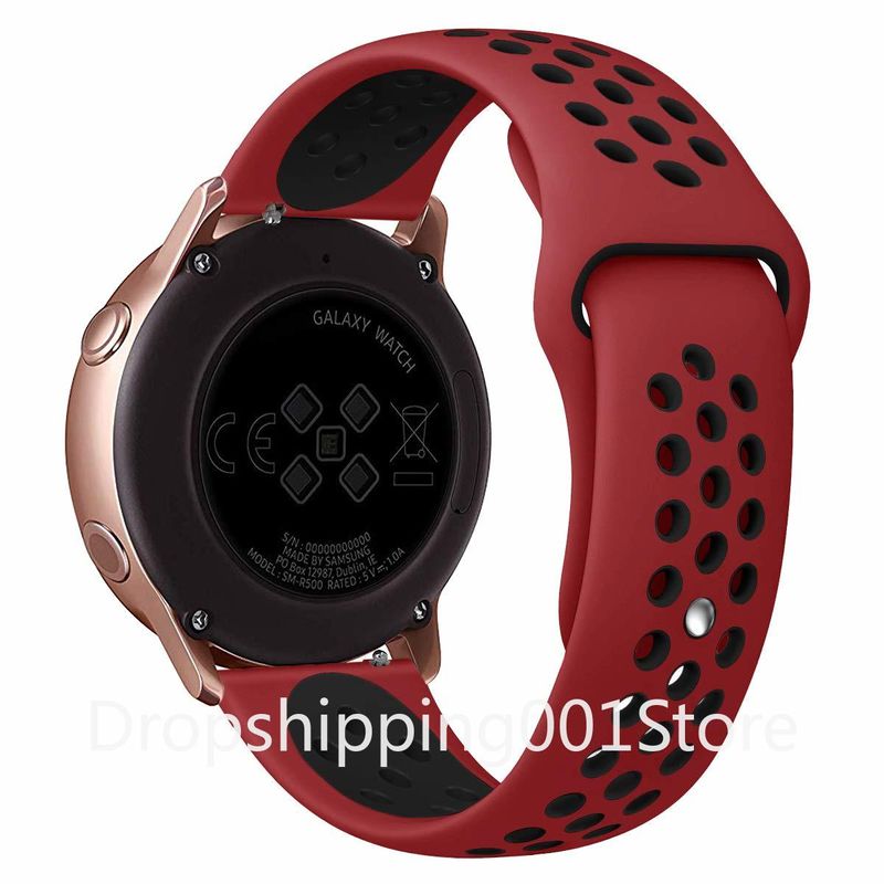 Cinturino 20mm 22mm per Samsung Galaxy Watch 5/4 44mm 40mm classico 46mm 42mm cinturino in silicone attivo 2 cinturino Galaxy Watch 5 pro 45mm_voghion.com