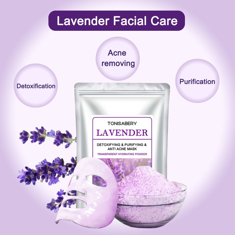 Salone di bellezza maschera viso in polvere idratante con pellicola morbida da 100 g, camomilla e rosa_voghion.com
