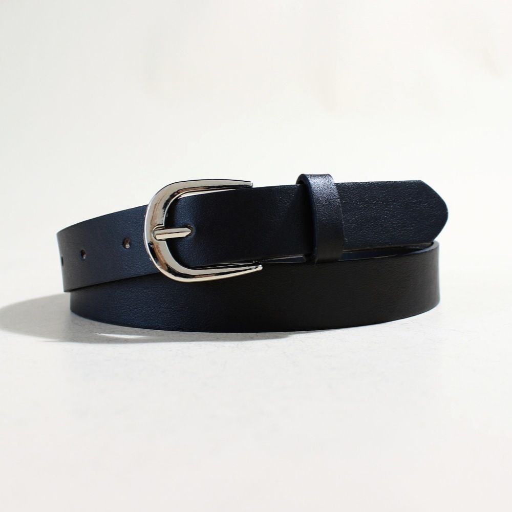 Slankt taljebælte til kvinder - Minimalistisk tyndt bælte med nålespænde til kjoler og bukser | Sommermodetilbehør_voghion.com