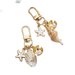 natural Shell Key Chain Simple High-end Feeling Conch Pearl Bag Pendant_voghion.com