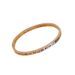 Elegant Slim Waist Titanium Steel Light Luxury Niche Roman Bangle Best Friend Bracelet Women's Jewelry_voghion.com