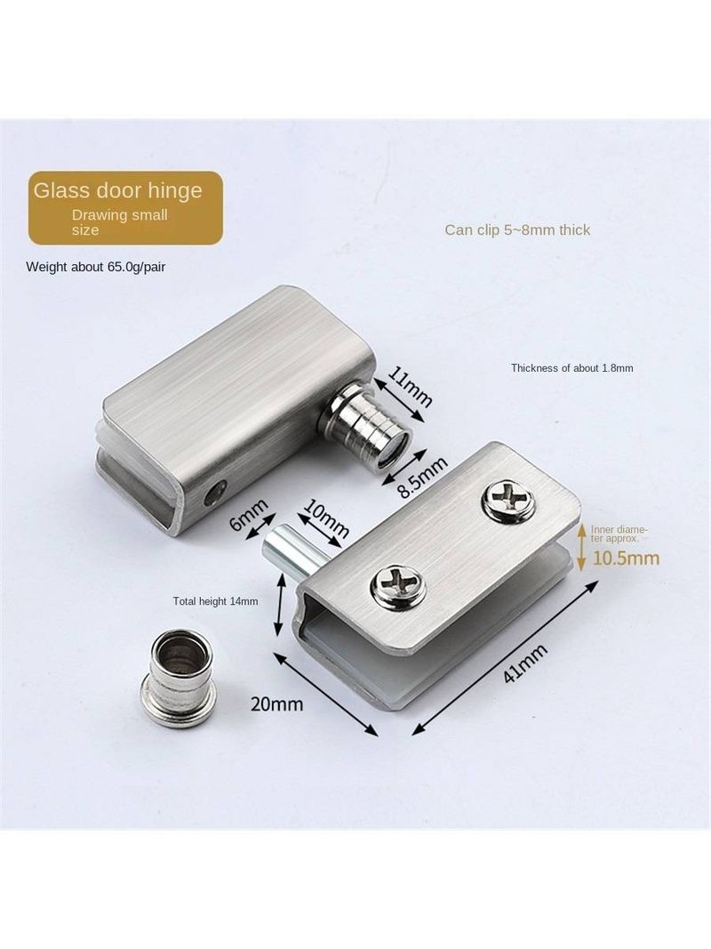 Roostevabast terasest klaasist kapi hingeklamber vitriinkapi ukse telje hinge kapi klamber ei puuri 5-12mm_voghion.com