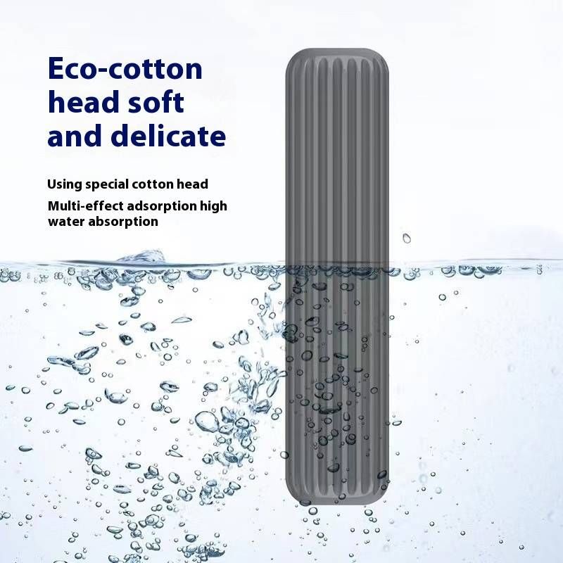 Mini trapeador portátil de mano: herramienta de limpieza con esponja sin enjuague para el escritorio del auto y el hogar (ligero y fácil de usar)_voghion.com
