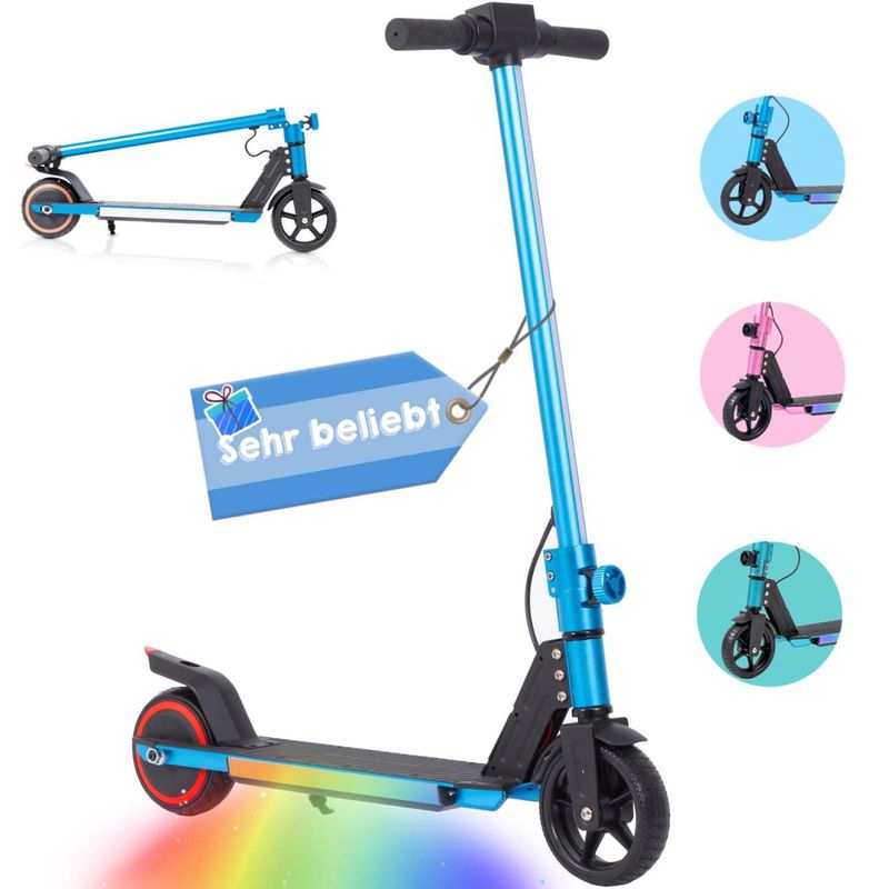 Vankel Electric Scooter For Kids Aged 6 To 14, Foldable 6.5 Inch Children's Escooter, 150W Motor, 60Wh Battery Scooter_voghion.com