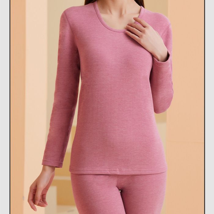 2024 New Women's German Warm Velvet Graphene Intercrotch Loop Lock Temperature Simple Warmth Underwear Cover_voghion.com