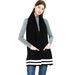 Women's Scarves new high-quality knitted wool scarf core-spun yarn solid color pocket scarf for men and women_voghion.com