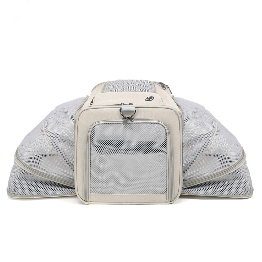 Cat Portable Breathable Expandable Carrier For Small Dogs And Cats Travel Handheld Pet Bag_voghion.com