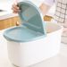 2Pcs Sealed Food Container Household Moisture-proof Sealed Plastic Rice Bucket Flour Bucket Grain Insect-proof Container_voghion.com