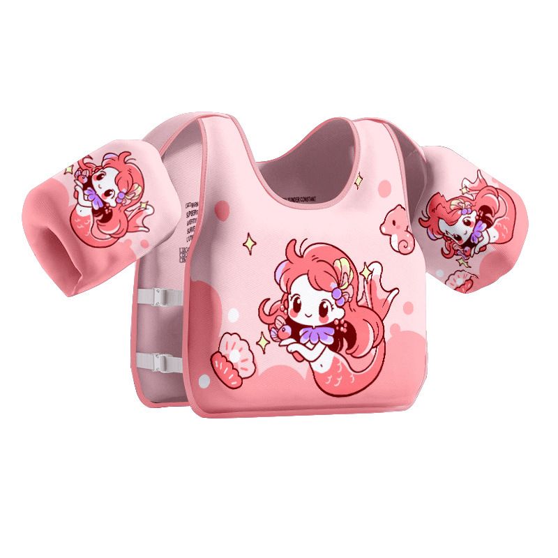 Non-inflatable Buoyancy Vest For Kids Boys And Girls Floating Sleeve Arm Circle For Baby Beginner Buoyancy Swims_voghion.com