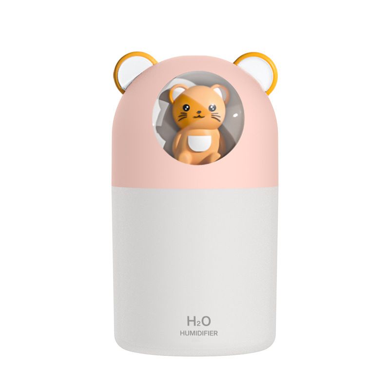 New Colorful Cup Humidifier With LED Mood Light & Timer – Portable USB/Battery-Powered For Car, Home & Office – Large Mist Output & Ultra-Quiet_voghion.com