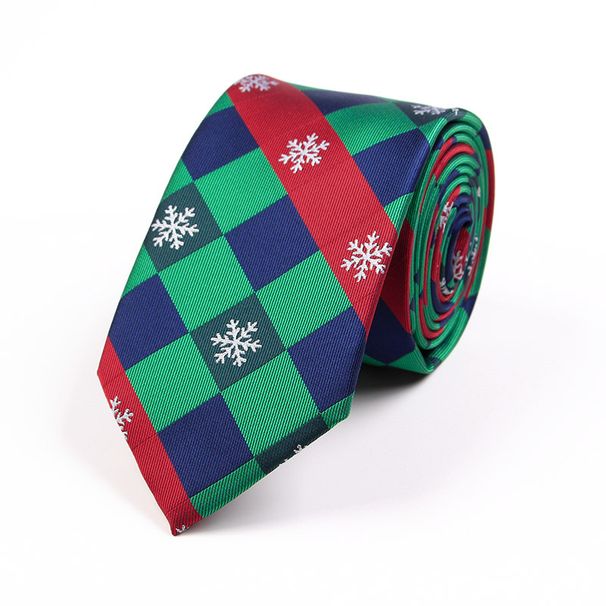 Polyester Jacquard 7.5cm Christmas Theme Tie Manufacturer Wholesale_voghion.com