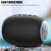 Altoparlante portatile compatibile con Bluetooth, subwoofer wireless, altoparlante stereo da esterno, supporto radio FM, TF, per la casa_voghion.com