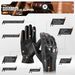 ROCKBROS Ziegenleder Motorradhandschuhe für Herren Touchscreen Handschuhe M-XXL_voghion.com